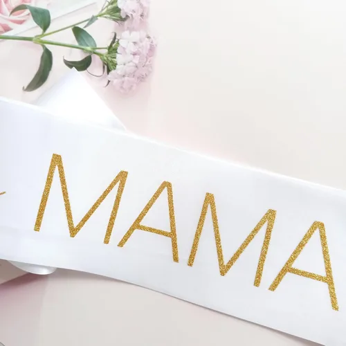 Miniatura 6 de Magnusson's Garden Banda para baby shower, banda para la revelación de género, para niño o niña, rosa o azul, decoración para revelar el bebé
