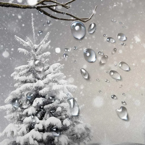 Miniatura 5 de Cortina de ducha de Navidad con muñeco de nieve para caravana y RV, cortina de baño para remolque de viaje, gris, copos de nieve de invierno, juego