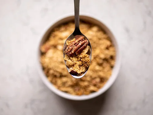 Miniatura 9 de Nana Joes Granola Sunset Blend Nuez, morera y coco Hecho a mano sin gluten, vegano, saludable, a base de plantas, orgánico, sin azúcar refinado