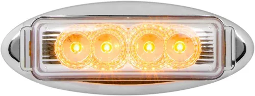 Miniatura 14 de GG Grand General 77853 Luz LED rectangular rojo/transparente Spyder con soporte negro Rojo (Red/Clear)