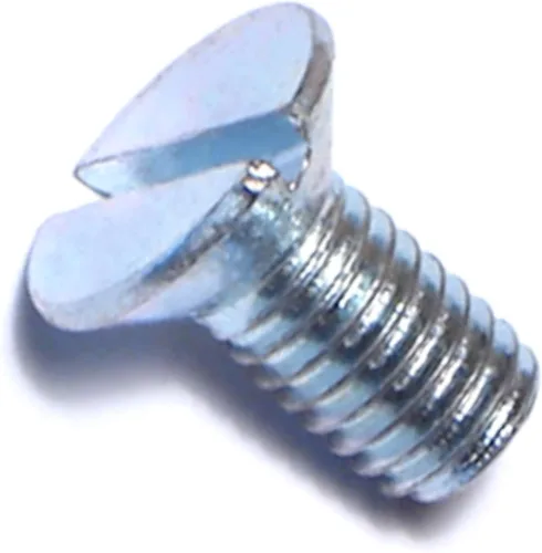 Miniatura 6 de Hard-to-Find Fastener 014973271565 Tornillos de máquina planos ranurados, 0.118 in-0.020 x 0.394 in, pieza-25