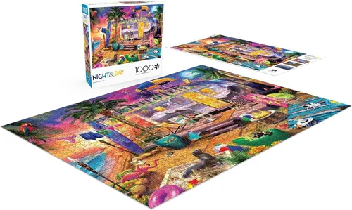 Miniatura 4 de Buffalo Games - Jeff Haynie - Vacaciones en la playa - Rompecabezas de 1000 piezas para adultos - Rompecabezas desafiante perfecto para noches