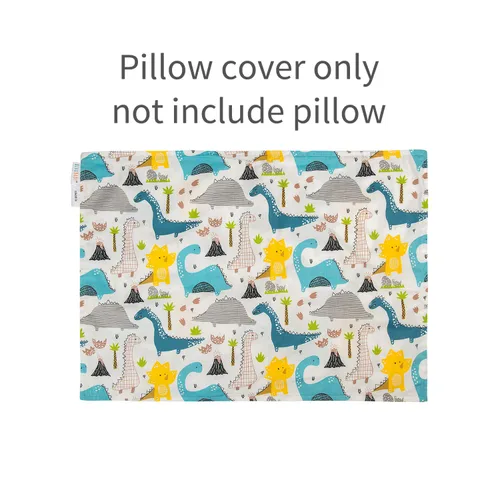 Miniatura 5 de ALVA BABY - Juego de 2 fundas de almohada de algodón orgánico para niños pequeños, para niños de 13 x 18 pulgadas o 12 x 20 pulgadas, para niñas