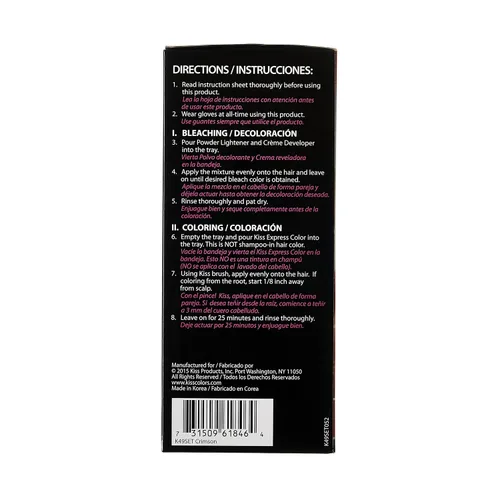 Miniatura 4 de Kiss Express - Kit completo de tinte semipermanente para el cabello, tinte vívido y altamente pigmentado para cabello vibrante, fórmula suave
