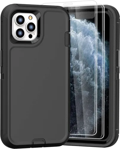 Miniatura 8 de Funda diseñada para iPhone 11 Pro Max [protección resistente 3 en 1 de cuerpo completo] con 2 protectores de pantalla, funda protectora resistente