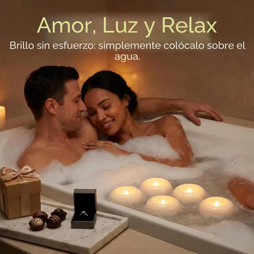 Miniatura 5 de Aignis 24 velas flotantes LED sin llama, velas de plástico de 3 pulgadas que funcionan con pilas, tiempo de brillo de más de 120 horas, luz blanca