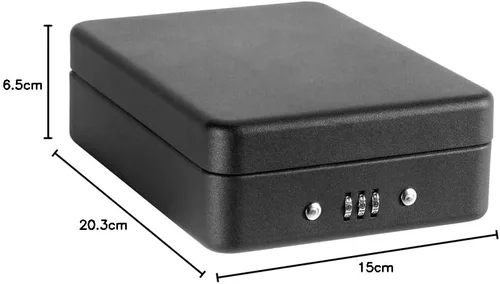 Miniatura 10 de Arregui C9427 Caja de seguridad con cable para fijación, color negro