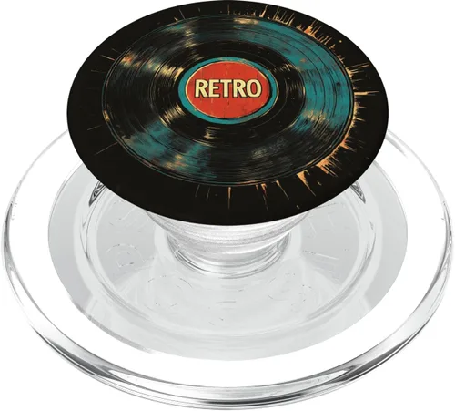 Miniatura 7 de Red Vinyl Record Player Vinyl Collector Retro Music Lover PopSockets Adhesive PopGrip