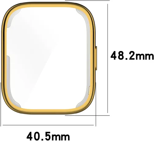 Miniatura 2 de Funda protectora compatible con Amazfit Bip 5 Smart Watch, funda de TPU suave y ultradelgada, protector de pantalla para reloj inteligente Amazfit