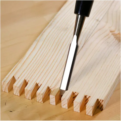 Miniatura 7 de Buck Brothers 120102BC Cincel de madera de 3/8 pulgadas, fabricado en Estados Unidos, para cortar y terminar cortes en carpintería y carpintería