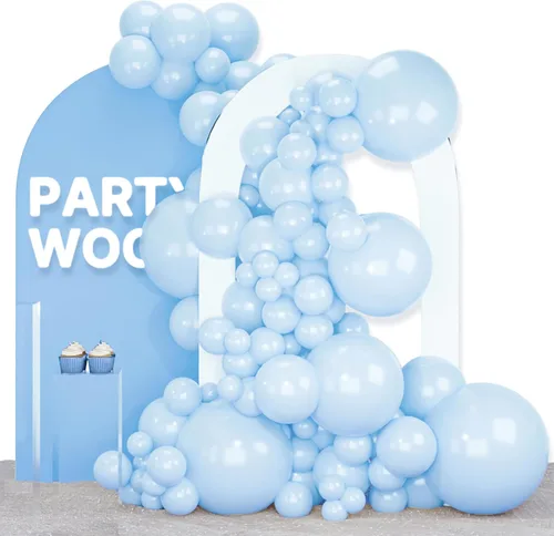 Miniatura 30 de PartyWoo Globos azul marino, 120 piezas de diferentes tamaños de 18, 12, 10, 5 pulgadas, kit de arco de globos azul oscuro guirnalda para Azul-z90