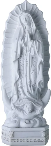 Miniatura 8 de orenm Figura de estatua de Nuestra Señora de Guadalupe de 8 pulgadas de alto, colección de estatua de María de Guadalupes, religiosa católica
