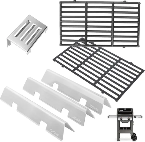 Miniatura 25 de Piezas de parrilla para Weber Spirit 2 Partes, Reemplazo para Weber GS4 Spirit II/I E210 S210 E220 S220, Piezas GS4 para Webber Spirit 2 Tubo