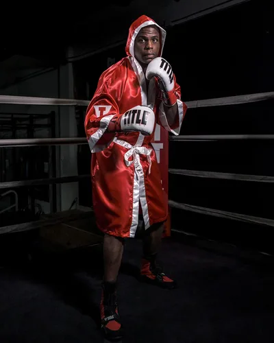 Miniatura 2 de TITLE Boxing Full Length Stock Satin Robe