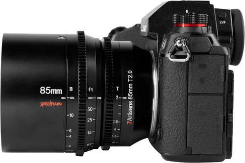 Miniatura 7 de 7artisans Lente Cine de marco completo T2.0 de 3.346 in, montura en L, enfoque manual, lente de cine de baja distorsión, cámaras sin espejo