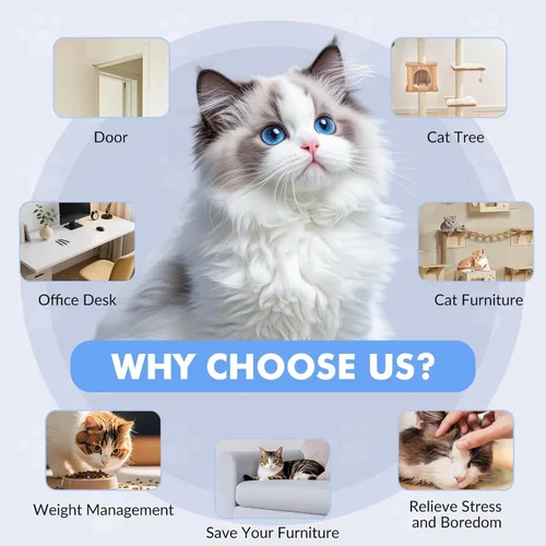 Miniatura 5 de Wortade Juguetes interactivos para gatos de interior, juguete eléctrico automático de plumas de pájaro volador, juguete eléctrico recargable