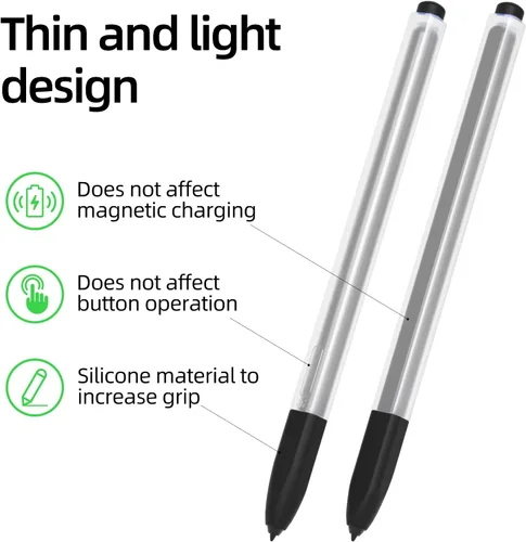 Miniatura 4 de Compatible con Samsung Galaxy Tab S6 Lite S Pen, funda antideslizante de silicona translúcida para Galaxy Tab S6 Lite S Pen (negro)