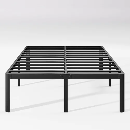 Miniatura 14 de Hunlostten Armazón de Cama King de 14 pulgadas de Alto Sin Necesidad de Somier, Armazón de Cama Plataforma King de Servicio Pesado con Esquinas