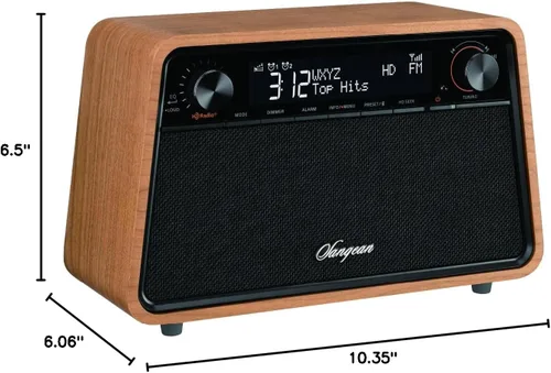 Miniatura 9 de Sangean HDR-19 HD Radio/AM/FM-RDS/Bluetooth/AUX Radio de gabinete de madera premium