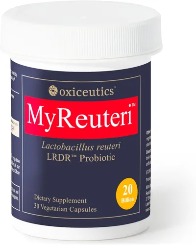 Miniatura 12 de Probiótico MyReuteri 10 mil millones de UFC – Fuerza Fundacional L. reuteri LRDR + FOS Prebiótico – por el Dr. William Davis – Hace un superalimento