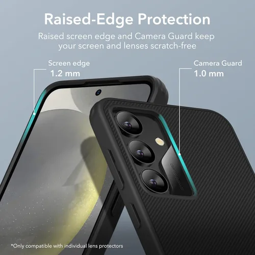 Miniatura 5 de ESR Funda con soporte de metal para Samsung Galaxy S22 Ultra (6.8 pulgadas, 2022), con versátil soporte patentado, parte trasera delgada y flexible
