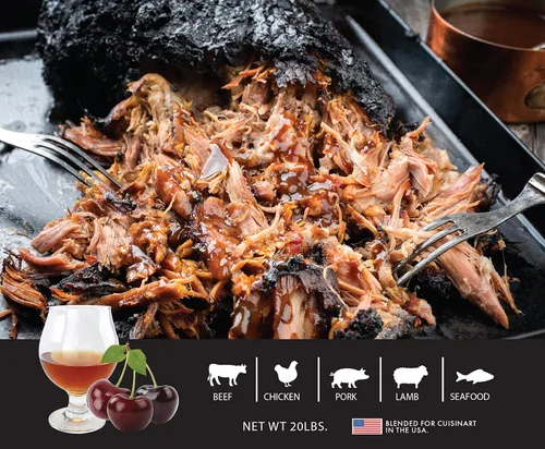 Miniatura 3 de Cuisinart Gránulos para ahumar de ron cereza prémium para barbacoa, bolsa de 20 libras