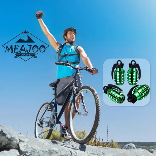 Miniatura 4 de 8 tapas de vástago de válvula de neumático, cubiertas universales de aleación de aluminio para automóviles, camiones, SUV, motocicletas, bicicletas