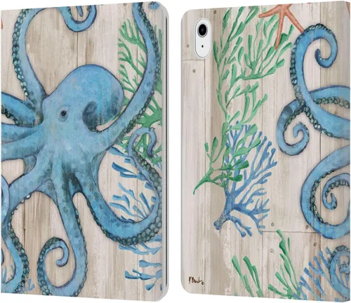 Miniatura 23 de Head Case Designs Funda de piel con licencia oficial de Paul Brent Agate Mermaid Coastal Book Wallet compatible con Apple iPad 10.2 2019/2020/2021