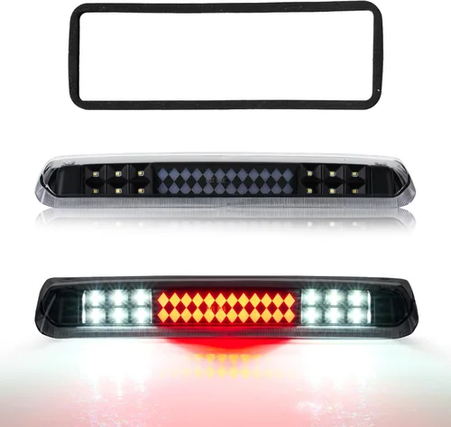 Miniatura 11 de Tercera tercera luz de freno para Chevy Silverado/GMC Sierra 1500 2500 3500 2007-2013, TIME TUNNEL Luz de freno LED secuencial de montaje alto