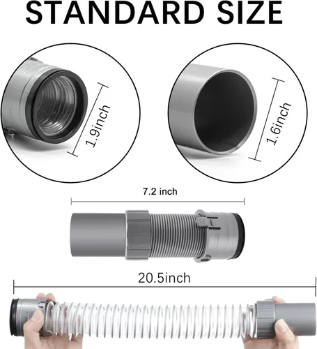 Miniatura 2 de Reemplazo de manguera de boquilla de piso para aspiradora compatible con aspiradora Shark Navigator Lift-Away NV350 NV351 NV352 NV356 NV356E NV357