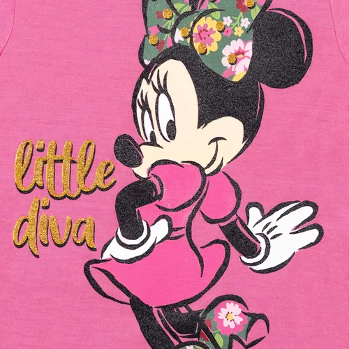 Miniatura 3 de Disney Conjunto de camiseta y leggings de moda con gráficos de Minnie Mouse
