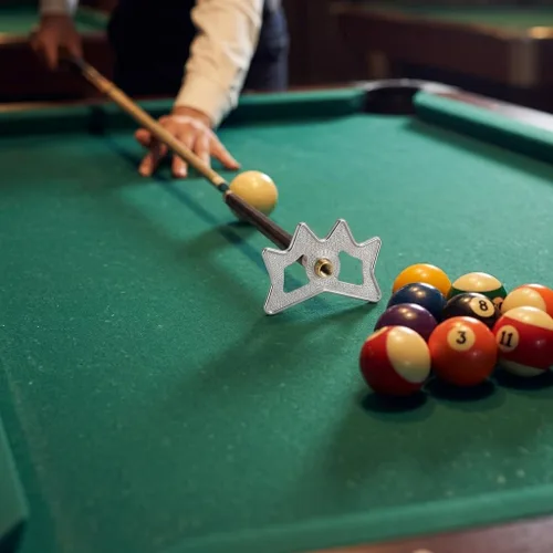 Miniatura 7 de Puente de billar, ligero de aluminio deslizante en la cabeza del puente del taco de la piscina del diseño para los jugadores caseros del torneo