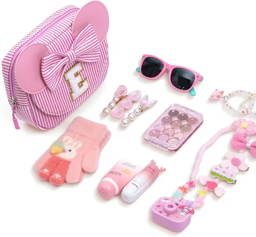 Miniatura 7 de Regalos de cumpleaños para niñas Riñonera con inicial, regalos para niños pequeños, adolescentes, niñas, niños, regalo personalizado para hija
