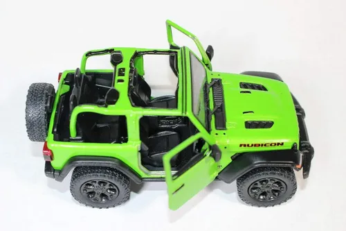 Miniatura 7 de KiNSMART - Vehículo de juguete de réplica de modelo fundido a presión a escala 1:34, 5 pulgadas, 4x4 todo terreno Jeep Wrangler Rubicon