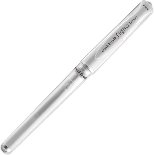 Miniatura 2 de Bolígrafos de gel Uni-Ball Signo de punta ancha, bolígrafo de impacto de tinta blanca, 3 bolígrafos por pack (importado de Japón)