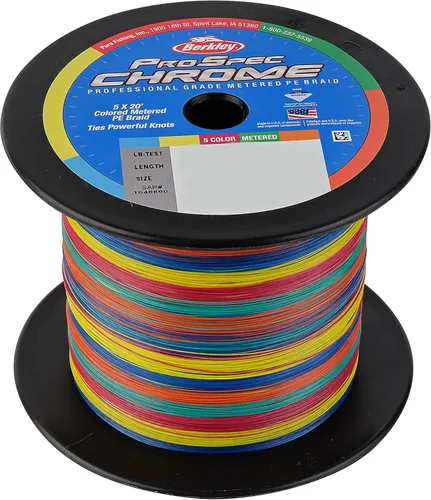 Miniatura 6 de Berkley ProSpec - Línea de pesca trenzada de agua salada cromada de 5 x 20 pies