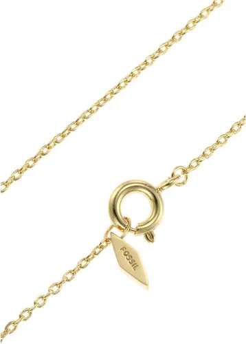 Miniatura 4 de Fossil - Collar con colgante de acero inoxidable en tono dorado para mujer