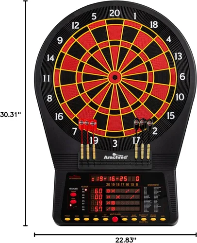 Miniatura 9 de Arachnid Cricket Pro Tournament-Quality Electronic Dartboard up to 40 Games and 315 Variations (Including Popular Cricket Modes)