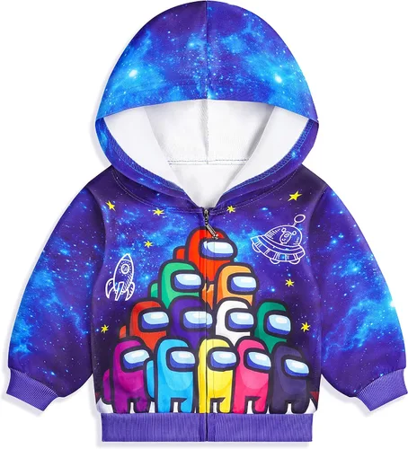 Miniatura 2 de Sudadera con capucha para niños, suéter para niños de 5 a 10 años