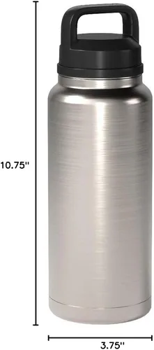 Miniatura 9 de YETI Rambler - Botella de 36 onzas, aislada al vacío, a prueba de fugas, de acero inoxidable con tapón para sorbos Aislamiento al vacío