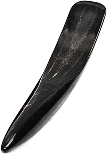Beaupretty Tabla de raspado de palo de masaje natural de 6.7 pulgadas, herramienta de Gua Sha para masaje de acupuntura, alivio del dolor y