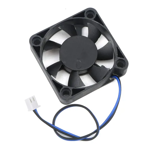 Miniatura 5 de Mini ventilador de refrigeración silencioso de 1.969 in x 1.969 in x 0.453 in, 2 pines CC, 12 V, 0.18 A, 6000 RPM, para impresora 3D, computadora