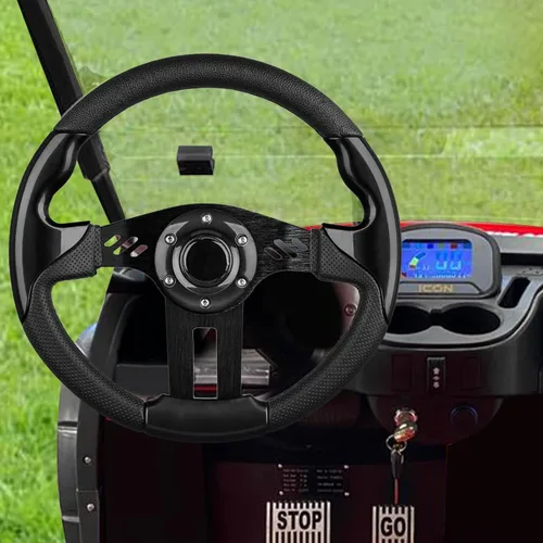 Miniatura 7 de Volante de Carrito de Golf EZGO, Compatible con EZGO TXT RXV, Club Car DS Precedent Tempo, Yamaha G2-G29 Mayoría de Carritos de Golf, Volante