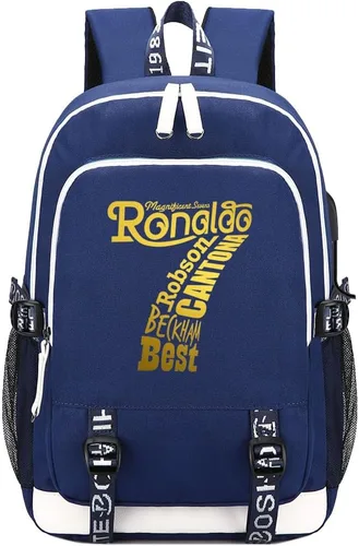 Miniatura 14 de Soccer Player 7 Mochila deportiva multifunción para viajes, portátil, para fanáticos del fútbol, para hombres y mujeres, negro - 2, Tamaño único
