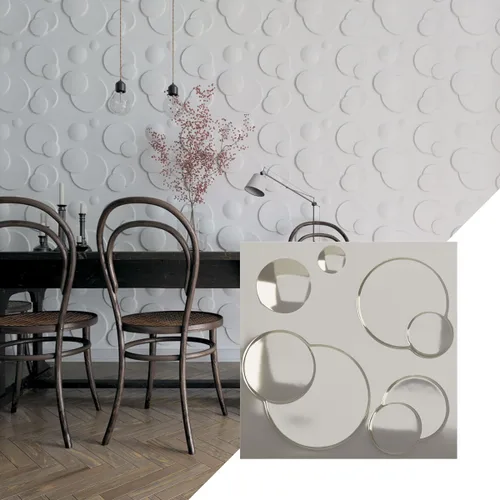 Miniatura 28 de Ekena Millwork 19 5/8 pulgadas de ancho x 19 5/8 pulgadas de alto, Finley EnduraWall decorativo 3D, Satin Hunt Club verde