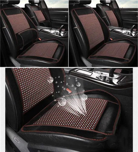 Miniatura 5 de Autopeck Fundas de asiento de automóvil de refrigeración, cojín protector de tamaño estándar, flujo de aire completo, funda ventilada, alfombrilla