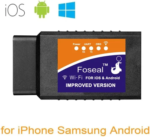Miniatura 3 de Foseal Escáner OBD2, Lector de Código de Coche WiFi, Comprobar la Luz del Motor, Herramienta de Diagnóstico de Escaneo para iOS y Android