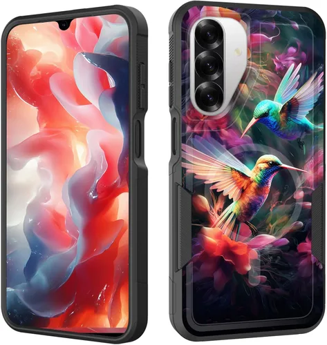 Miniatura 185 de Funda magnética para Galaxy A16 5G, [compatible con MagSafe] [protección contra caídas de grado militar] Funda resistente a prueba de golpes