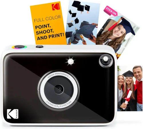 Miniatura 15 de Kodak Printomatic+ Paquete de Regalo de Cámara Digital de Impresión Instantánea a Todo Color + Estuche + Papel Fotográfico Zink 2x3 con Respaldo