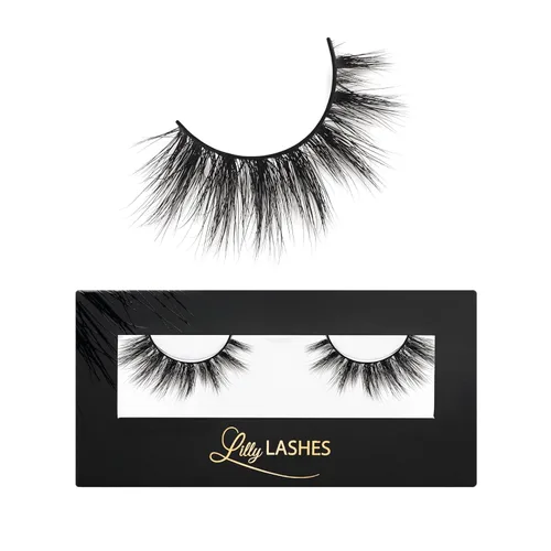 Miniatura 10 de Lilly Lashes Doha Pestañas de visón 3D, la Lilly Lash original para un aspecto esponjoso y natural, pestañas reutilizables hasta 25 veces, pestañas